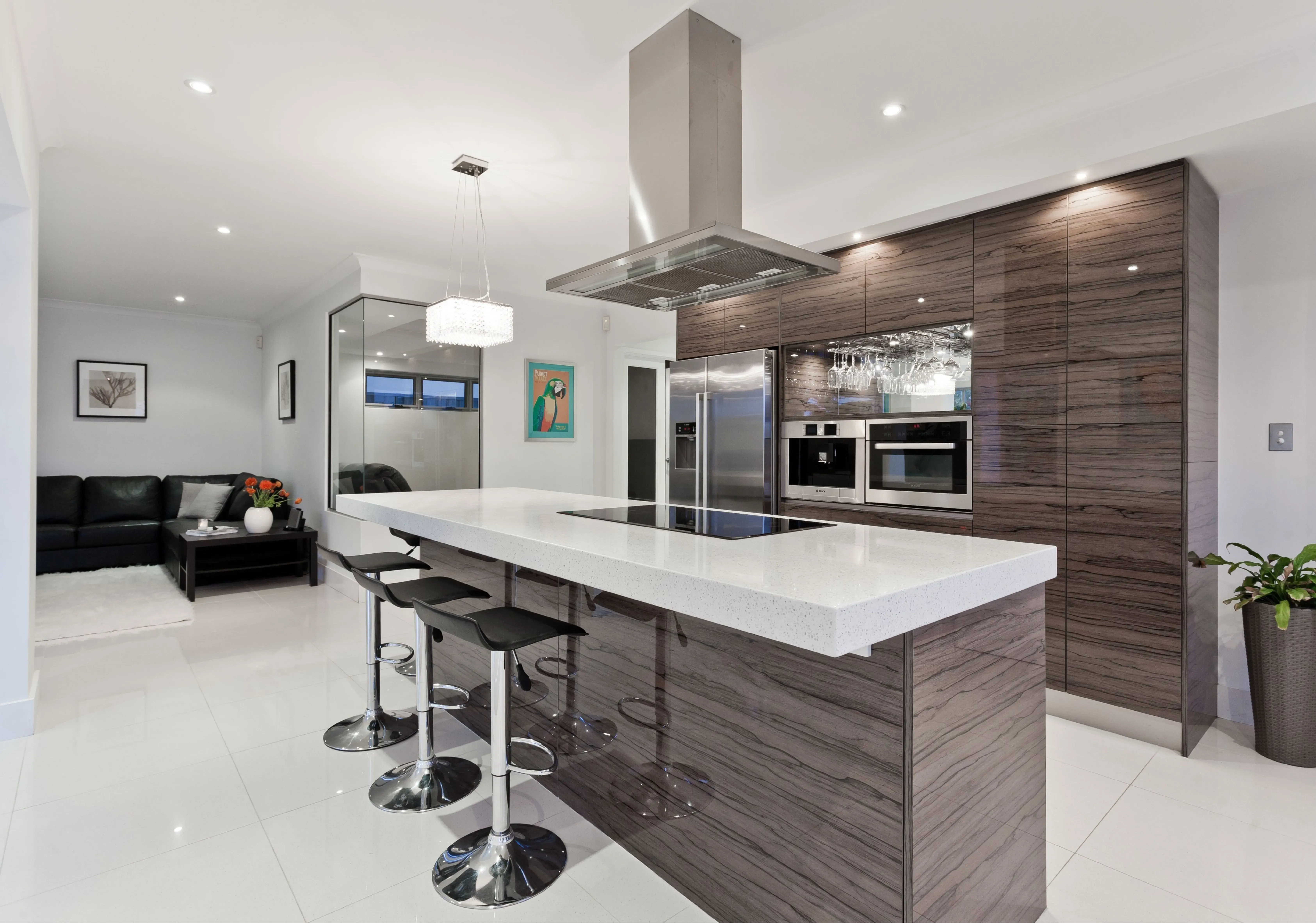 Cocina moderna con isla