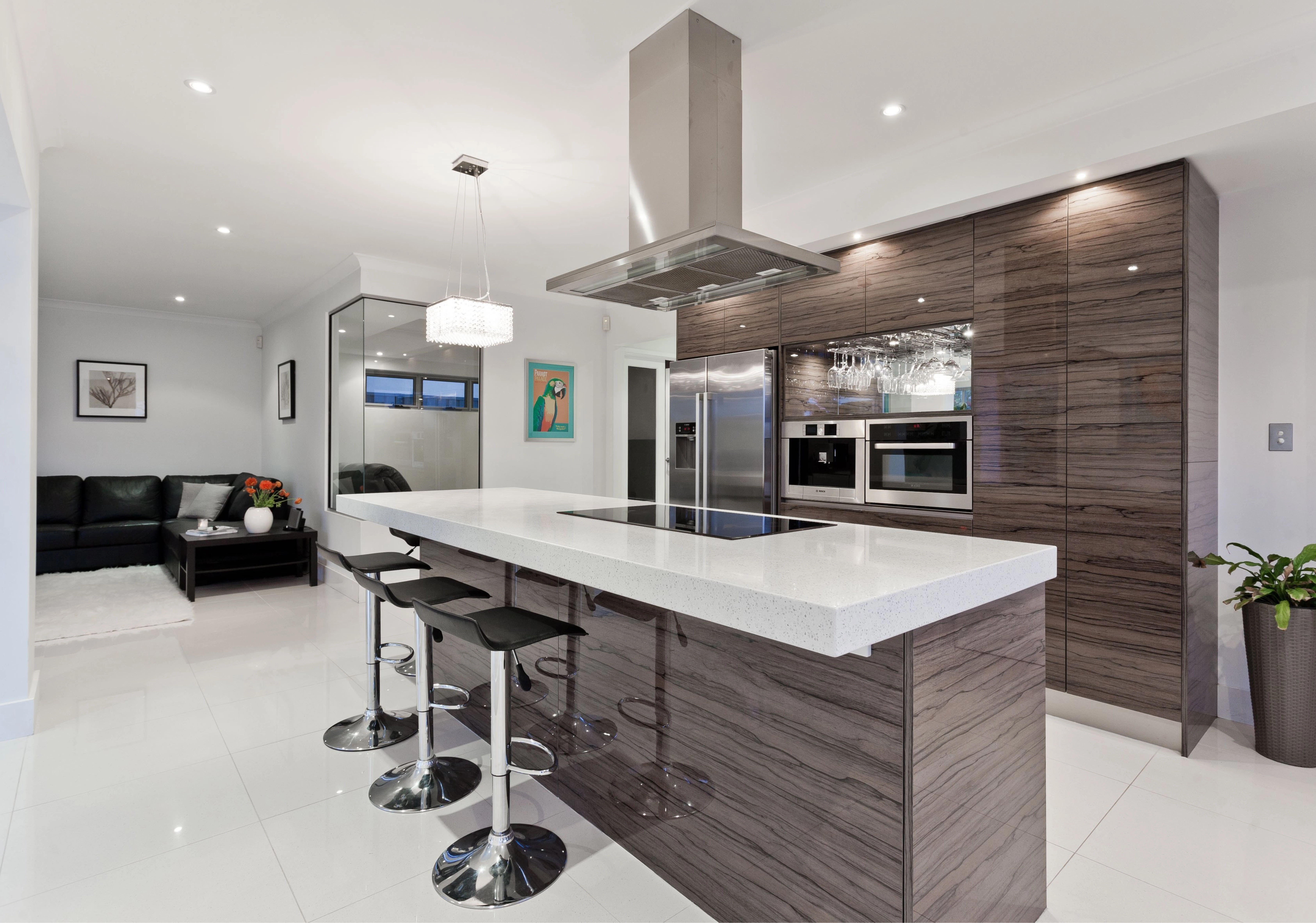 Cocina moderna con isla